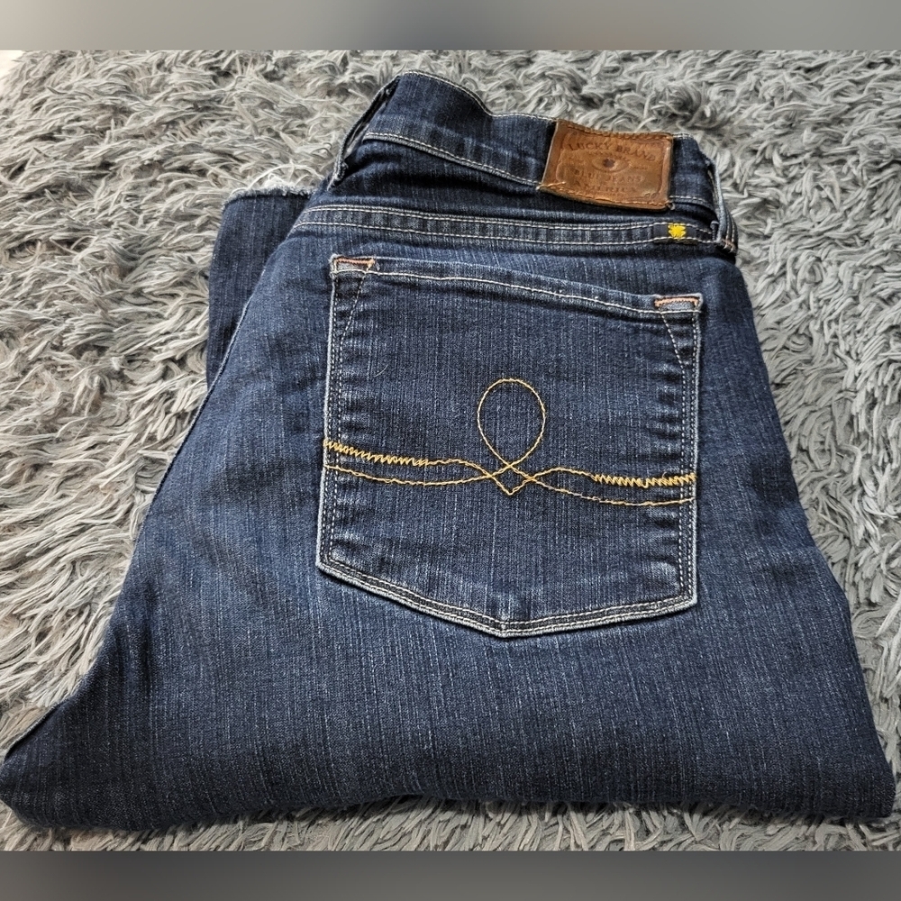 Lucky Jeans Women's Sofia Boot Cut Distressed Hem Jeans- Size 12/31